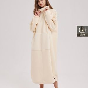 NAP loungewear full length cozy sweatshirt